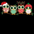 thumbnail image 3 of CafePress - Christmas Owls - Women's Dark Pajamas, 3 of 4