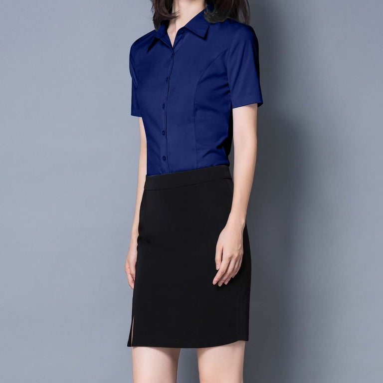short sleeve dress shirt for interview Amazon.com: Alimens & Gentle Mens Short Sleeve Dress Shirt Wrinkle Free Solid Casual Button Down Shirts for Summer Business Wedding,Black,S : Clothing, Shoes & Jewelry