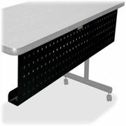 Lorell, Rectangular Training Table Modesty Panel, 1 Each, Black