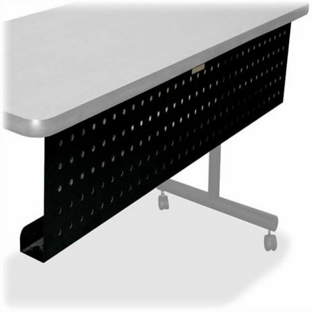 Lorell, Rectangular Training Table Modesty Panel, 1 Each, Black