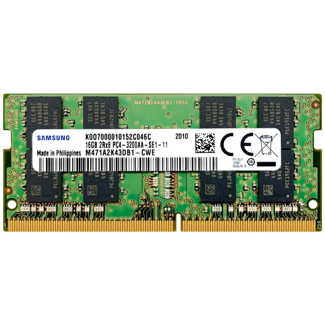 Memoria RAM Samsung 16 GB DDR4 3200 MHz SO-DIMM para portátil