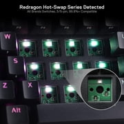 Redragon K530 Pro Draconic Wireless 60% Mechanical Keyboard, Black