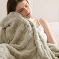 thumbnail image 5 of Throw Blanket for Couch, Lightweight Plush Warm Blankets for Bed, Fuzzy Cozy Flannel Blanket Throw for Sofa, Soft Warm Light Weight for Travelling In Spring Summer,27.56 X 39.37 Inch, 5 of 8