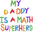 thumbnail image 2 of CafePress - Daddy Is A Math Superhero Infant Bodysuit - Baby Light Bodysuit, Size Newborn - 24 Months, 2 of 4