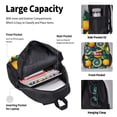 thumbnail image 4 of Pofeuu Fresh Orange Print Backpack Travel Backpacks With Lunch Bag Pencil Bag Set 3 pcs Set Cartoon Backpack, 4 of 7