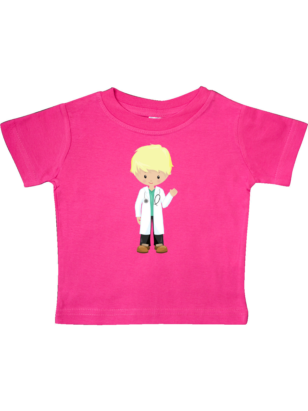 Cute Boy, Doctor, Blond Hair, Boy Wearing Lab Coat Baby T ...