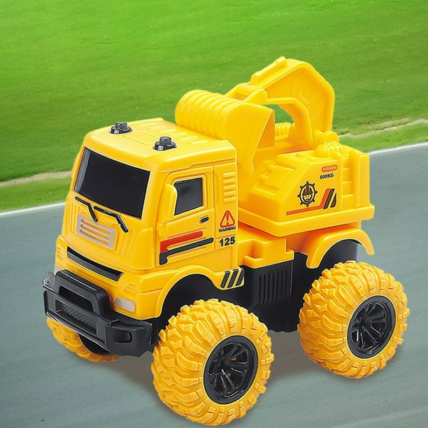 YiJuHui Anti-Slip Toy Truck, Durable ABS Construction Vehicle Toy, Sliding Car with Realistic Details for Indoor Play and Party Favors