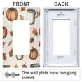 thumbnail image 3 of Yayeee Rocker Switch Wall Plate 2-Gang 4.7"x4.6" Home Decorative Outlet Cover, Fall Leaves, 3 of 6