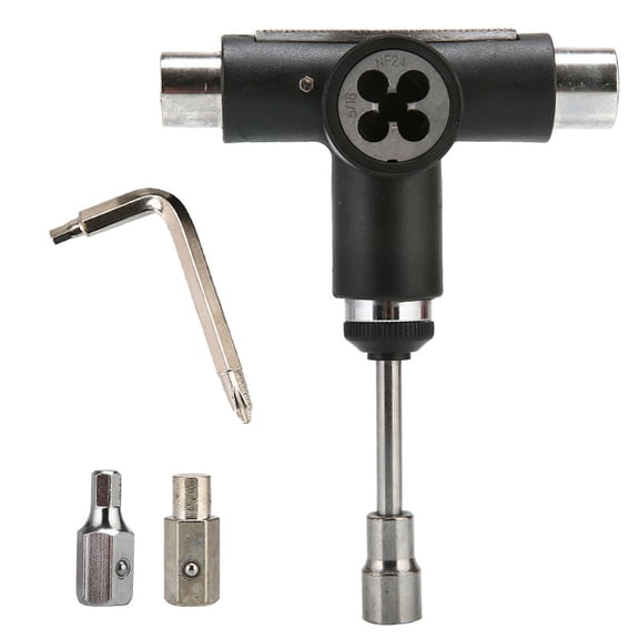 All-in-One Multi-Function Ratchet Skateboard Tool with Skateboard Eraser Kit