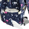 thumbnail image 4 of Diaper Bag Wide Open Baby Diaper Backpack Nappy Bags Large Capacity Baby Bags with Unicorn Printing, 4 of 6