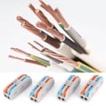 thumbnail image 4 of Pct 50 Pcs Connecteur de Câblage Conducteur Compact Fournitures de Fil Coloré 11-28AWG PCT-2-2, 4 of 7