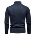 thumbnail image 4 of Men's Turtleneck Cable Knit Sweater Long Sleeve Pullover Casual Winter Top, 4 of 9