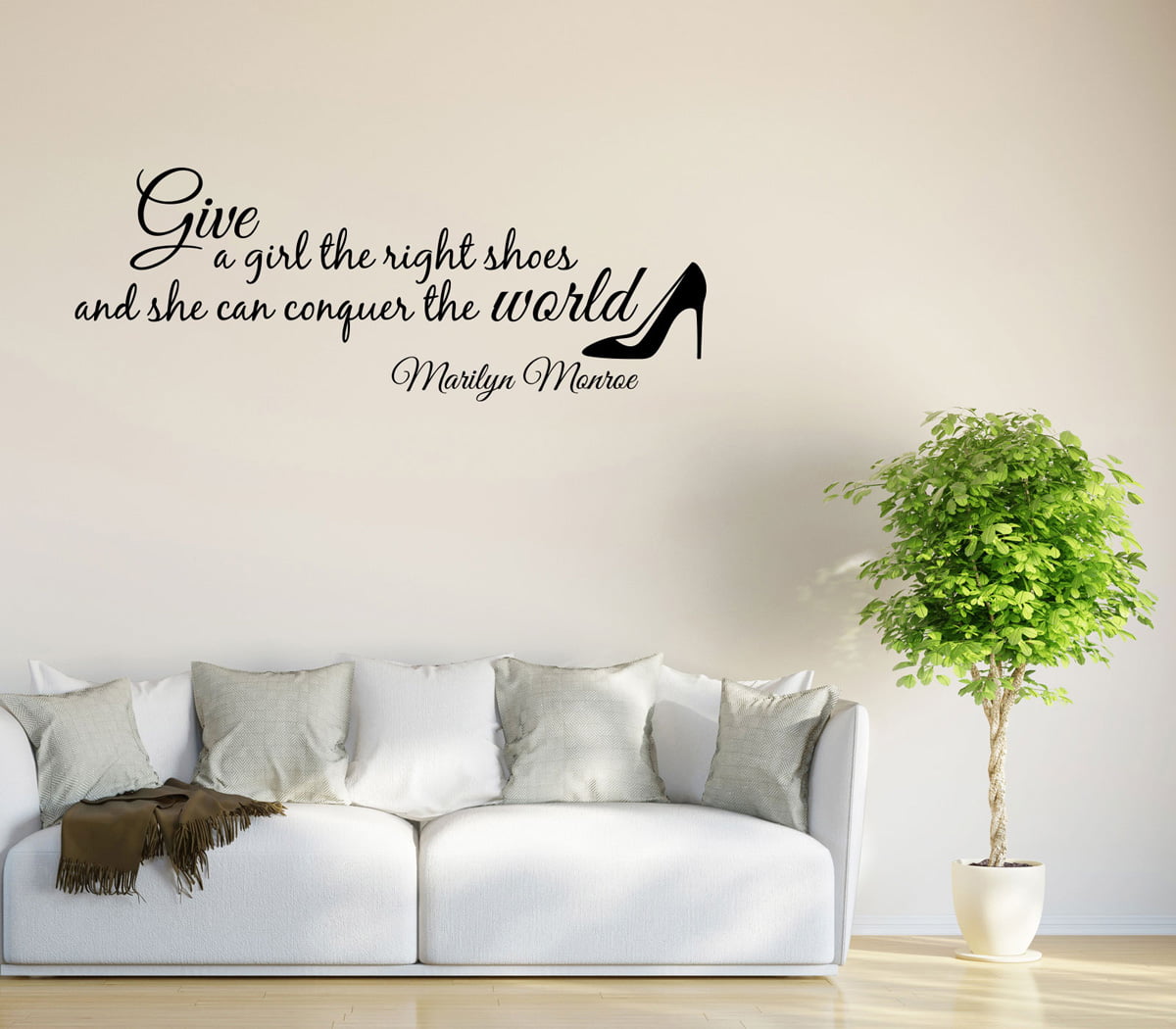 Music is a World Wall Sticker Wall Chick Decal Art Sticker Quote 