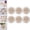 Set C, variant on Elodie 6Pcs Christmas Macrame Ornaments Wood Pieces Round for Christmas Decorations Set A