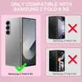 thumbnail image 2 of Magnetic Case for Samsung Galaxy Z Fold 6 [Magsafe Compatible] Translucent Matte Slim Shockproof Protective Cover for Galaxy Z Fold 6 7.6", Hot Pink, 2 of 18