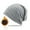 Gray, variant on Soyumi cozy snow Chunky Warm winter hats hats Slouch Fashion Toboggan Cap oversize Beanie for Men Women Cute Crochet Cable Knit Fluffy Lined Ski Beanie satin lined beanie Skull Unisex ski, Black