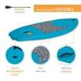 thumbnail image 5 of Lifetime Hooligan 8 ft. Youth Stand-up Paddle Board, Glacier Blue (90859), 5 of 16