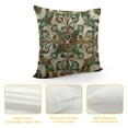 thumbnail image 4 of JEUXUS Decorative Pillow Case Vintage Floral with Flower Throw Pillow Cover Square Accent Home, 4 of 5