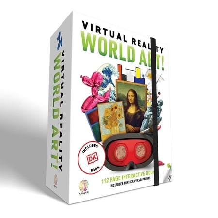 Abacus Brands VR World Art with DK Book, Science Kit for Kids, STEM Toys, VR Goggles Included