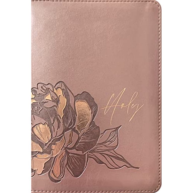 NLT Compact Giant Print Bible, Filament Enabled (Leatherlike, Rose
