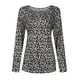 thumbnail image 5 of ICHUANYI Liquidación Moda Mujer Casual Botón Blusa Manga Larga Camiseta Verano Tops ICHUANYI WER2023082201983, 5 of 9