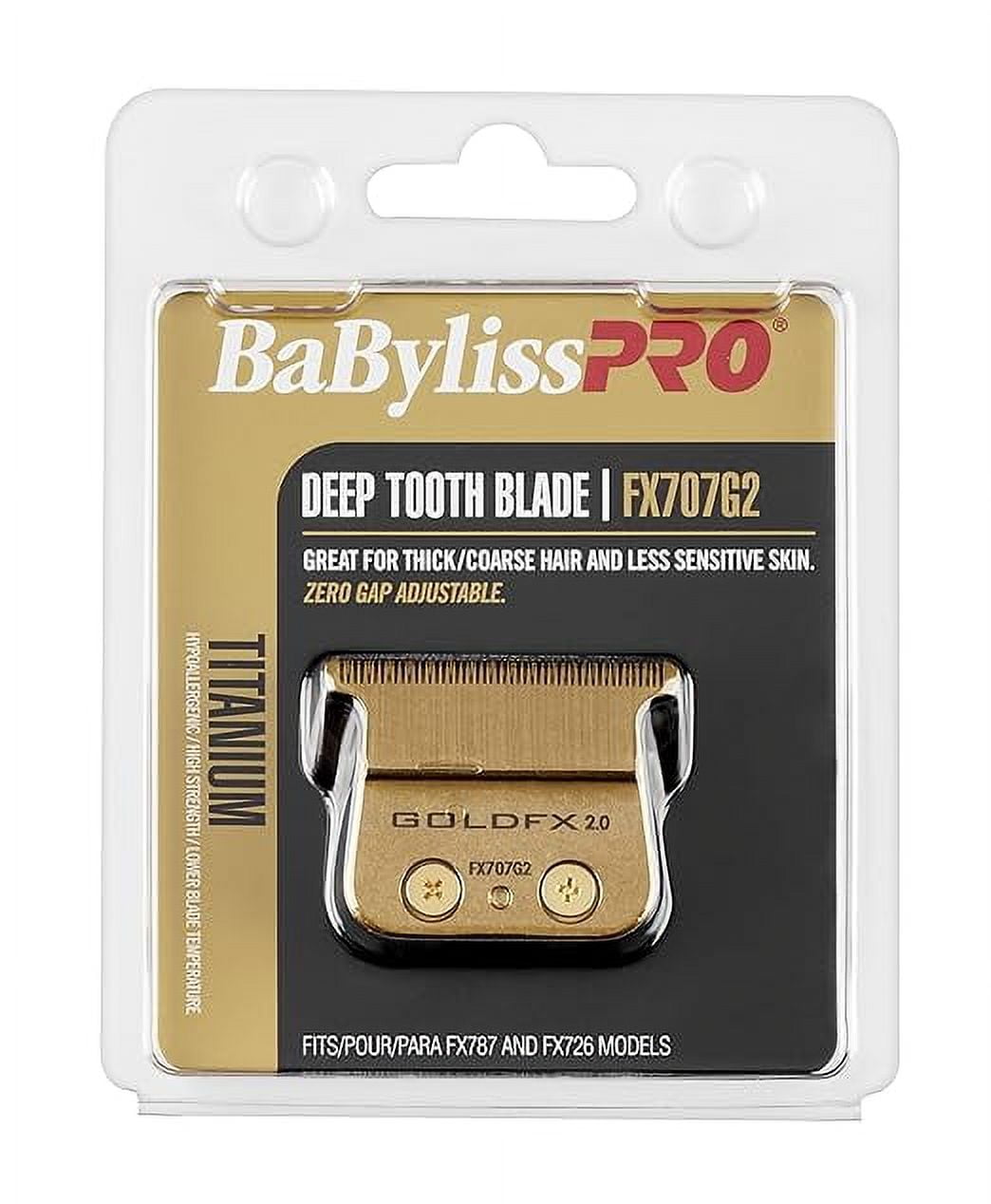 BaBylissPRO® Deep-Tooth Titanium Gold Replacement Blade