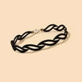 thumbnail image 1 of Nvzi Collar vintage, joyería de moda, collar de cadena tipo suéter, joyería hecha a mano (negro), 1 of 4