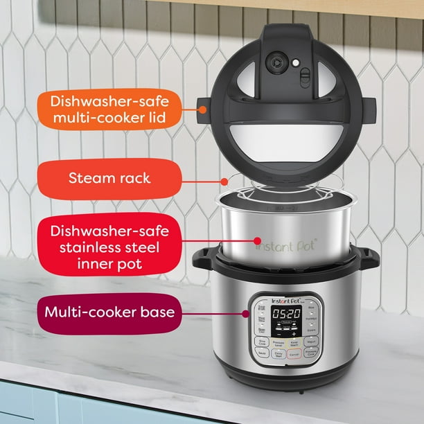 Instant Pot Duo Mini, 3-Qt, 7-in-1 Electric Cooker: Steamer