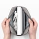 thumbnail image 3 of 3X Bolsa de Almacenamiento Portátil de Viaje Adaptador de Corriente Multifuncional Bolsa de Almacenamiento Portátil de Datos de Energía Móvil Gris Cable Cargador, 3 of 5
