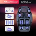 thumbnail image 5 of BestMassage Full-body massage chair, zero-gravity electric acupressure with thermotherapy casters SL-Track stretching vibration wireless bluetooth speaker, Black, 5 of 8