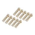 thumbnail image 1 of 10 Pieces Gold Plated Fix Zip Puller/Zipper Pull Sliders Head Repair Instant Removable Replacement 7x25mm, 1 of 7