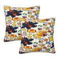 thumbnail image 1 of Fundas de almohada de Mario, paquete de 2 fundas de almohada para sofá cama, sala de estar, 18" x 18", 1 of 8