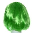 thumbnail image 2 of WXLCISI Masquerade Small Roll Short Straight Hair Wig Wigs for Women Green, 2 of 2