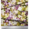 thumbnail image 3 of Soimoi Polyester Crepe Fabric Two Tone Camouflage Decor Fabric Printed Yard 42 Inch Wide, 3 of 3