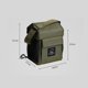 thumbnail image 3 of Bolsa De Almacenamiento De Botella De Condimento Bolsa de almacenamiento para botellas de condimentos SUNDICK, paquete de hielo aislado plegable (verde negruzco), 3 of 7