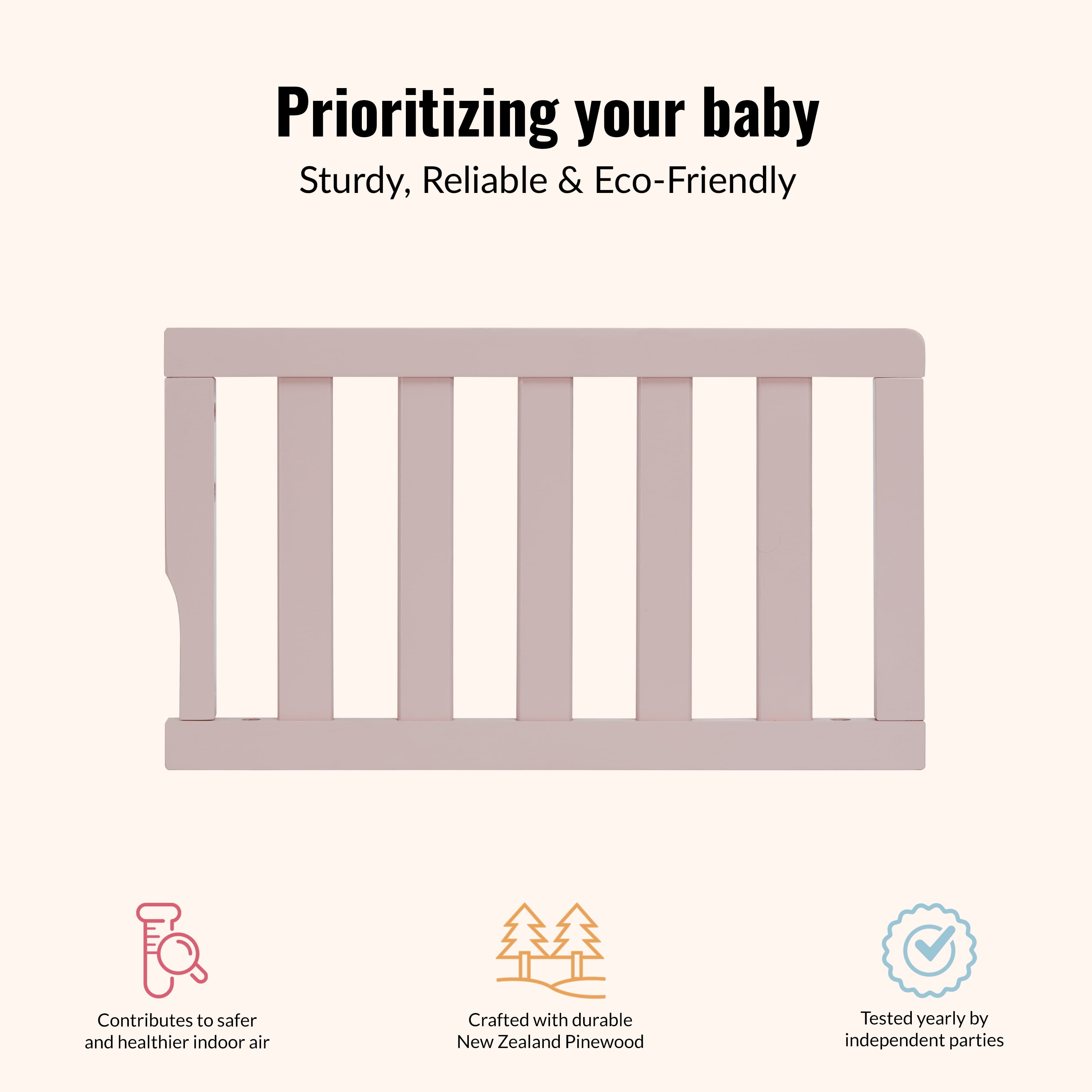 Universal Convertible Crib Toddler Guard Rail