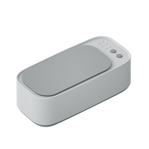 Máquina limpiadora ultrasónica para joyería, gafas y dentaduras postizas - Temporizador de 3 velocidades con vibración de alta frecuencia, dispositivo doméstico compacto