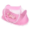 thumbnail image 3 of Tienda de campaña para mosquitos NikouMX plegable portátil para bebés color rosa y azul, 3 of 5