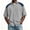 Gray, variant on YLSDY Men's Color Block Short Sleeve Golf Shirt, Button-Down Collared Casual Top, Trendy Two-Tone Design for Men Dark Gray L