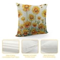 thumbnail image 4 of Creowell Spring Pillow Covers Yellow Flower Pillow Covers Bee Pillow Cases Daisy Decorative Throw Cushion Cases Spring Summer Home Decor for Couch Bed Sofa，Multi-Size, 4 of 5