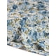 thumbnail image 5 of INSPIRE CHIC Vestido de Chifón con Volantes Florales y Lazo para Mujeres, Manga Corta Puff, Corte Ajustado y Amplio, XL Azul-Blanco, 5 of 6