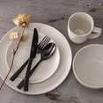 thumbnail image 4 of Juego de vajilla Gibson Home Zen Buffet de porcelana, 30 piezas, blanco, 4 of 7
