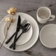 thumbnail image 4 of Juego de vajilla Gibson Home Zen Buffet de porcelana, 30 piezas, blanco, 4 of 7