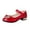 Red, variant on Clearance SEMPAI Infant Kids Girls Crystal Bling Bowknot Princess Shoes Sandals Up to 65% off