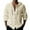 Beige, variant on Caqnni Men's Linen Chambray Shirts with Hood Button Down Beach Hooded Sweatshirts Long Sleeve Yoga Hawaiian Hoodies (Black,XL)