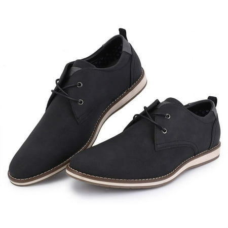 

HA-EMORE Men s Casual Oxford Shoes Men s Dress Shoes Leather Stylish Lace-up Wingtip Brogues Business Casual Formal Derby Shoe