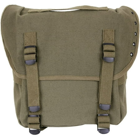 GI Style Canvas Enhanced Army Military Hiking Olive Drab Green Camo Butt