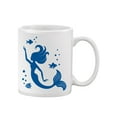 thumbnail image 2 of Mermaid And Fish Outlined Mug - SPIdeals Designs,, 2 of 4