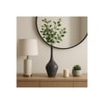 thumbnail image 3 of Elegant Patterned Glass Bottle Vase for Living Room Decor - Decorative Home Decor Accent for Flowers, Bedroom, or Office Styling - Contemporary House Vase Perfect for Table Centerpiece - 21", Gray, 3 of 11
