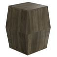 thumbnail image 5 of Terry SOLID MANGO WOOD 16"WD Irregular Side Table in Ash Gray & Fully Assembled, 5 of 12